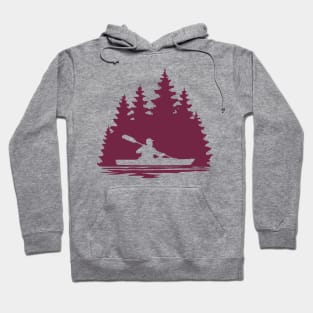 Summer Kayaker Paddling Hoodie